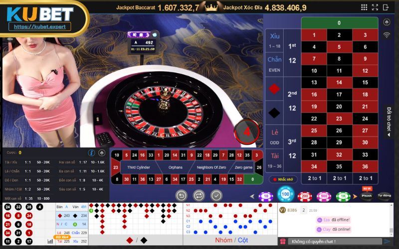 Học cách chơi Roulette Kubet để nắm bắt được cơ hội thắng lớn